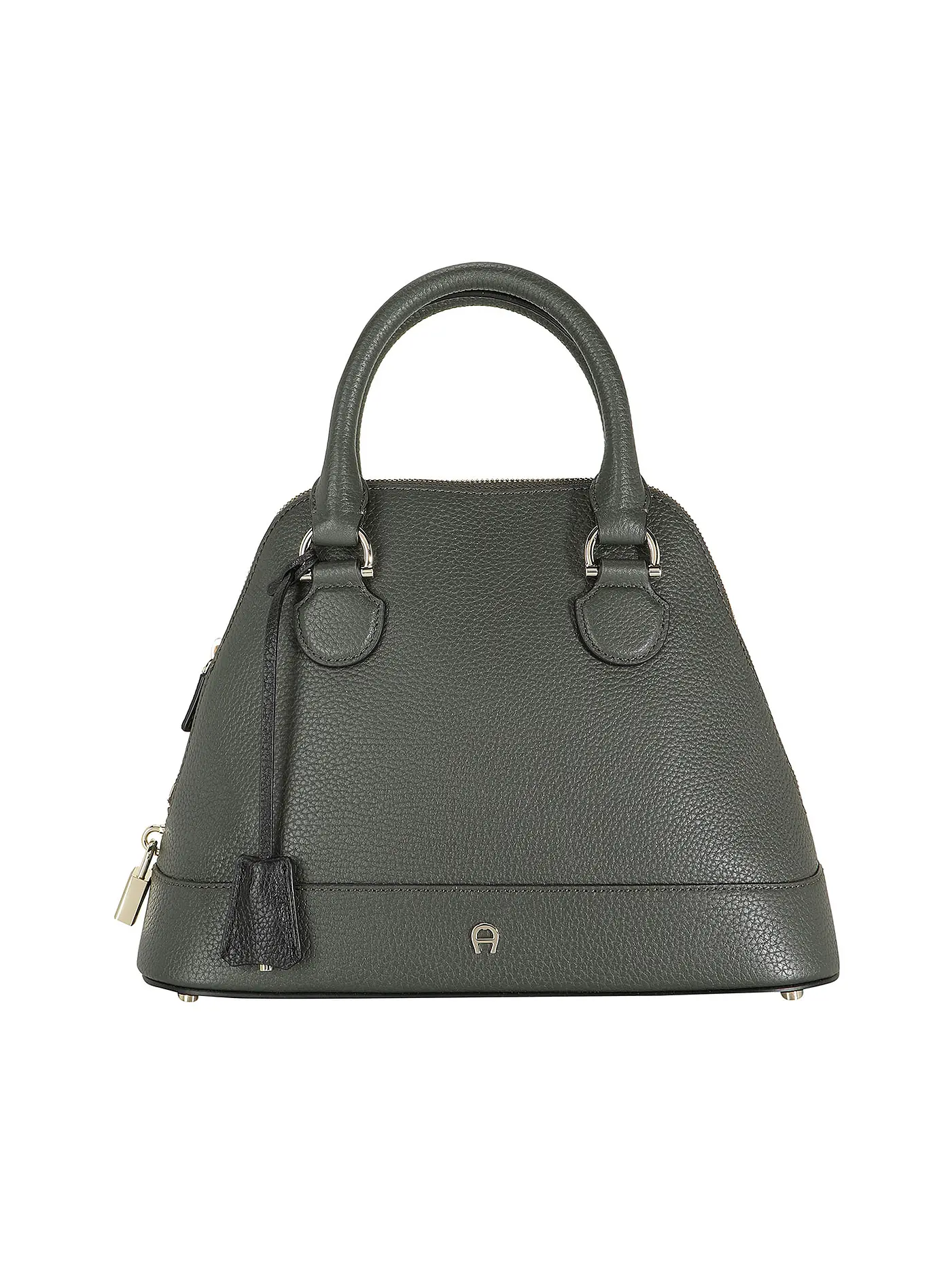 AIGNER | Ledertasche - Henkeltasche DELIA Medium | grau